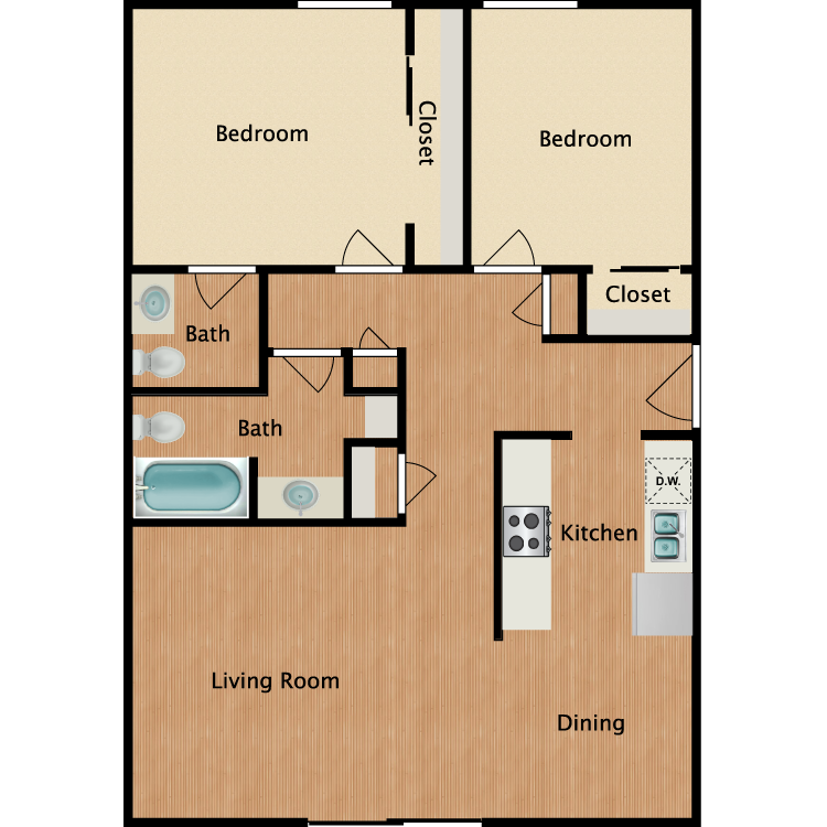 Floor plan image of Plan E