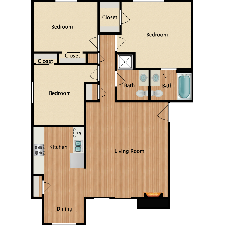 Floor plan image of Plan F