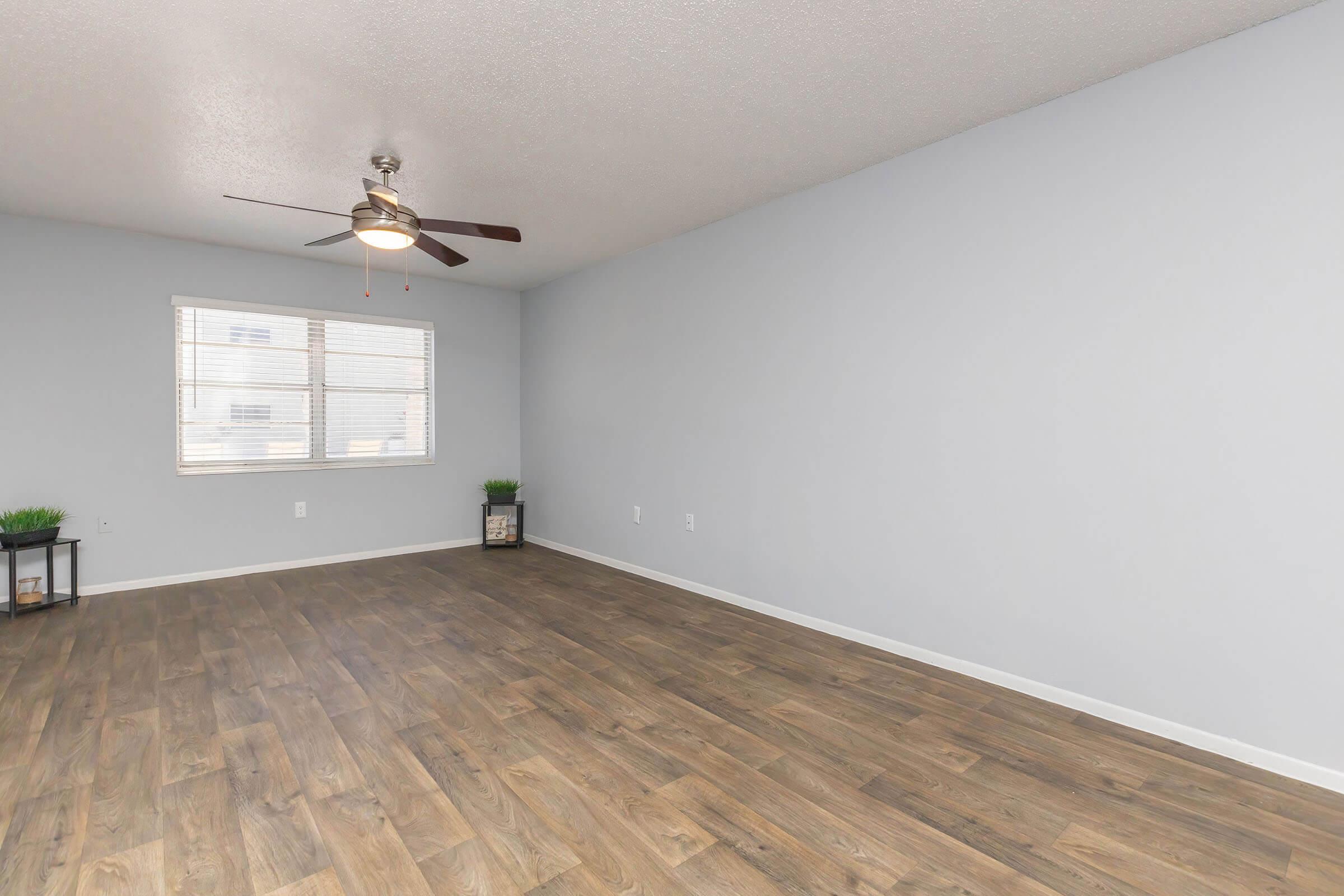 a room with a wooden floor