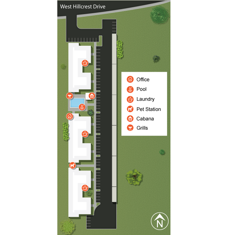 We make every effort to make our website accessible to anybody, especially those with disabilities. If you have question in terms of the relative location of an amenity or apartment home, please give us a call.