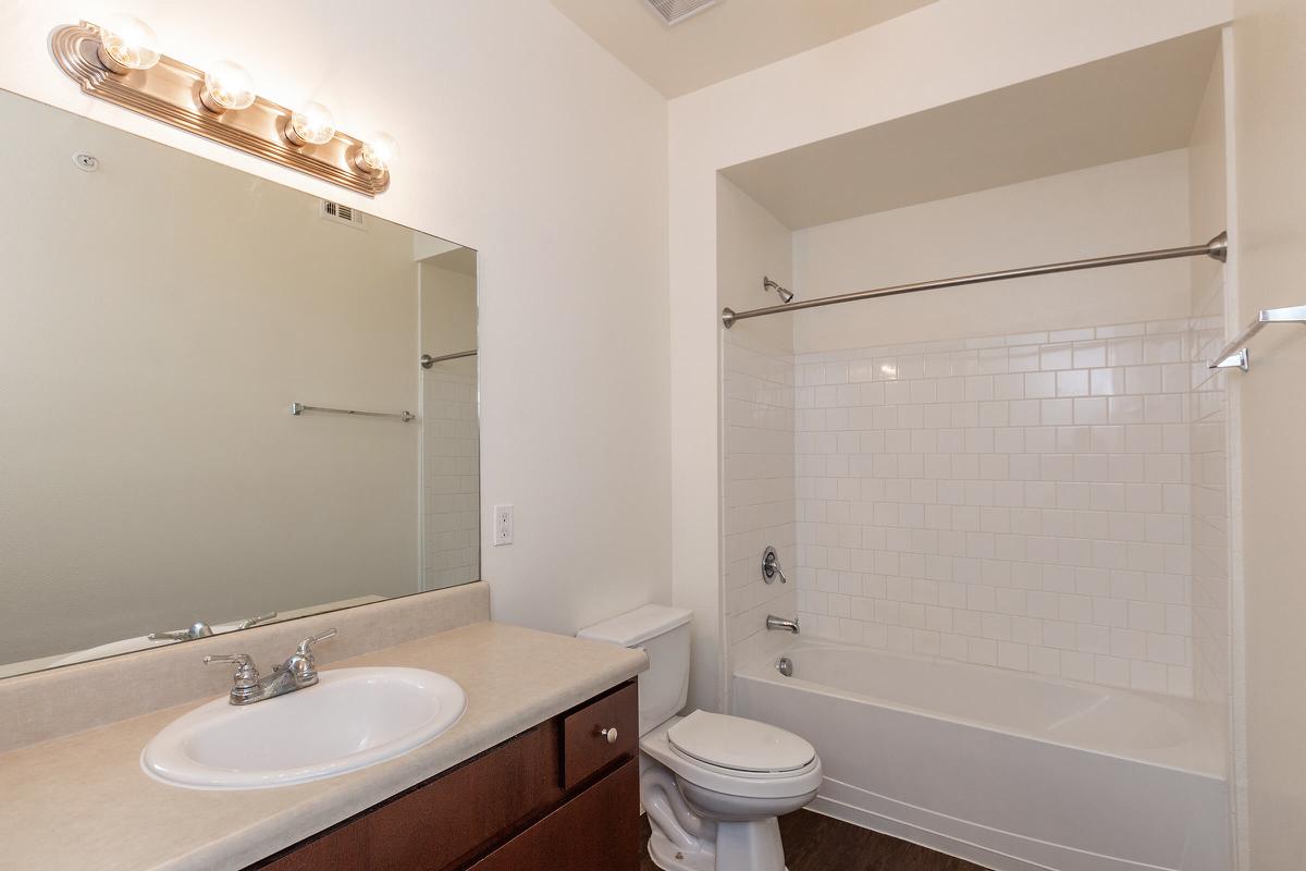 a white sink sitting under a mirror next to a shower