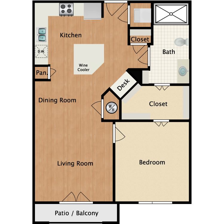 Floor plan image of A2