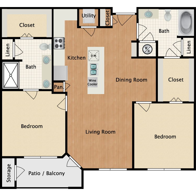 Floor plan image of B1