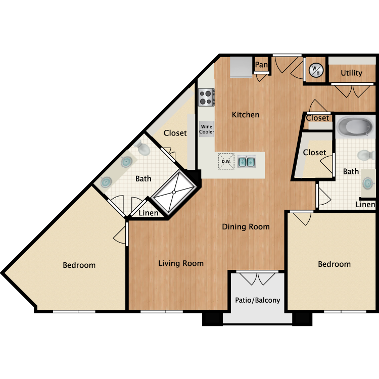 Floor plan image of B2