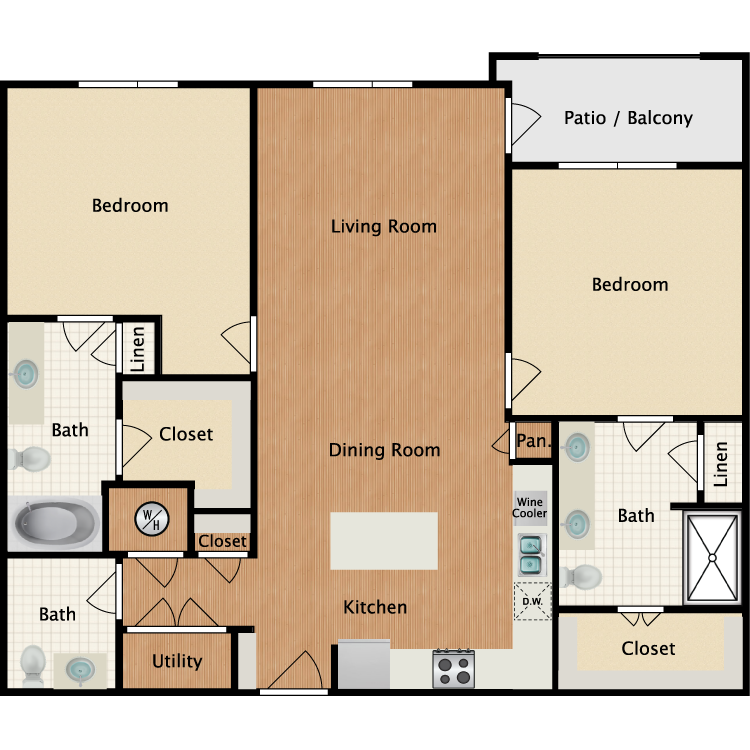 Floor plan image of B4
