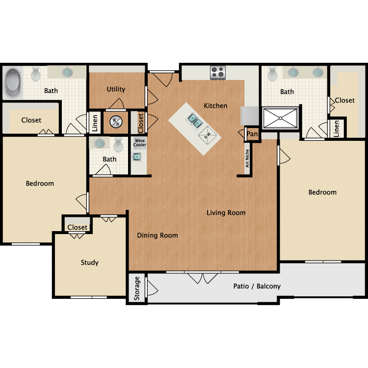 Floor plan image of B6