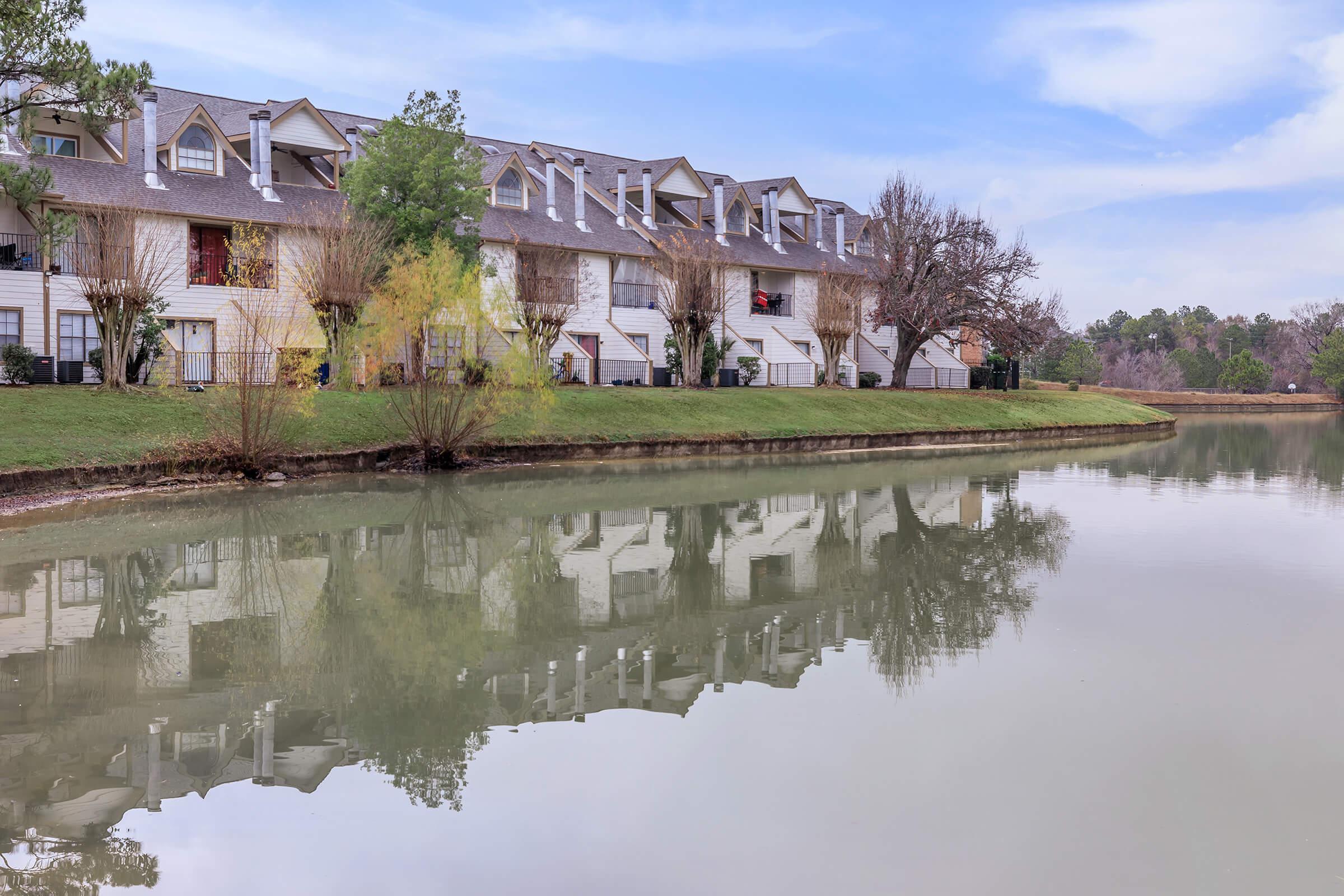 a castle on the side of a river