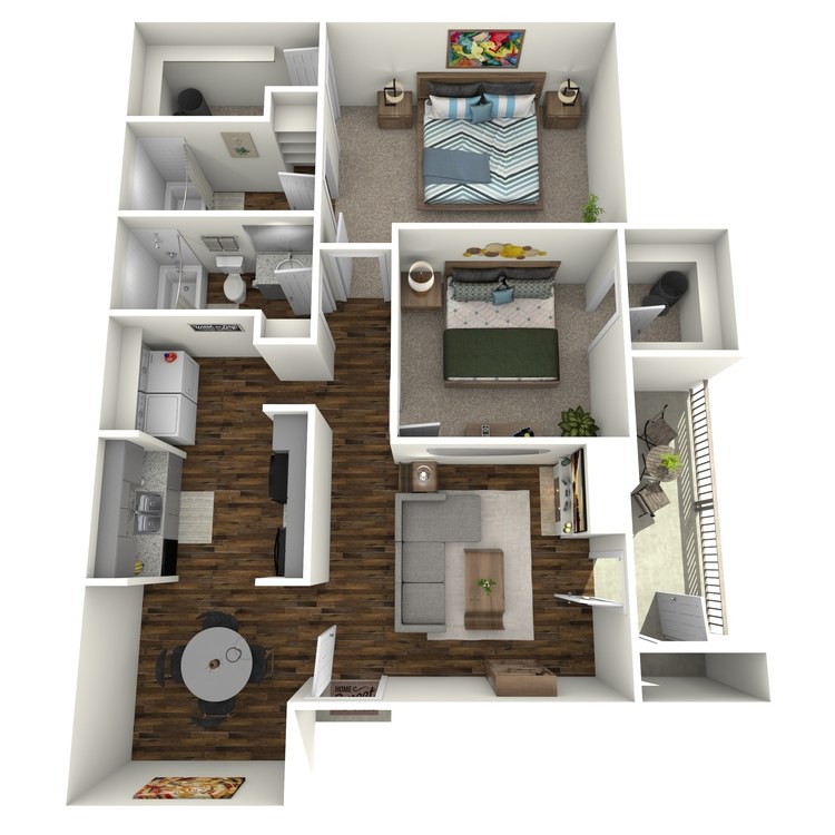 Floor plan image of La Hacienda