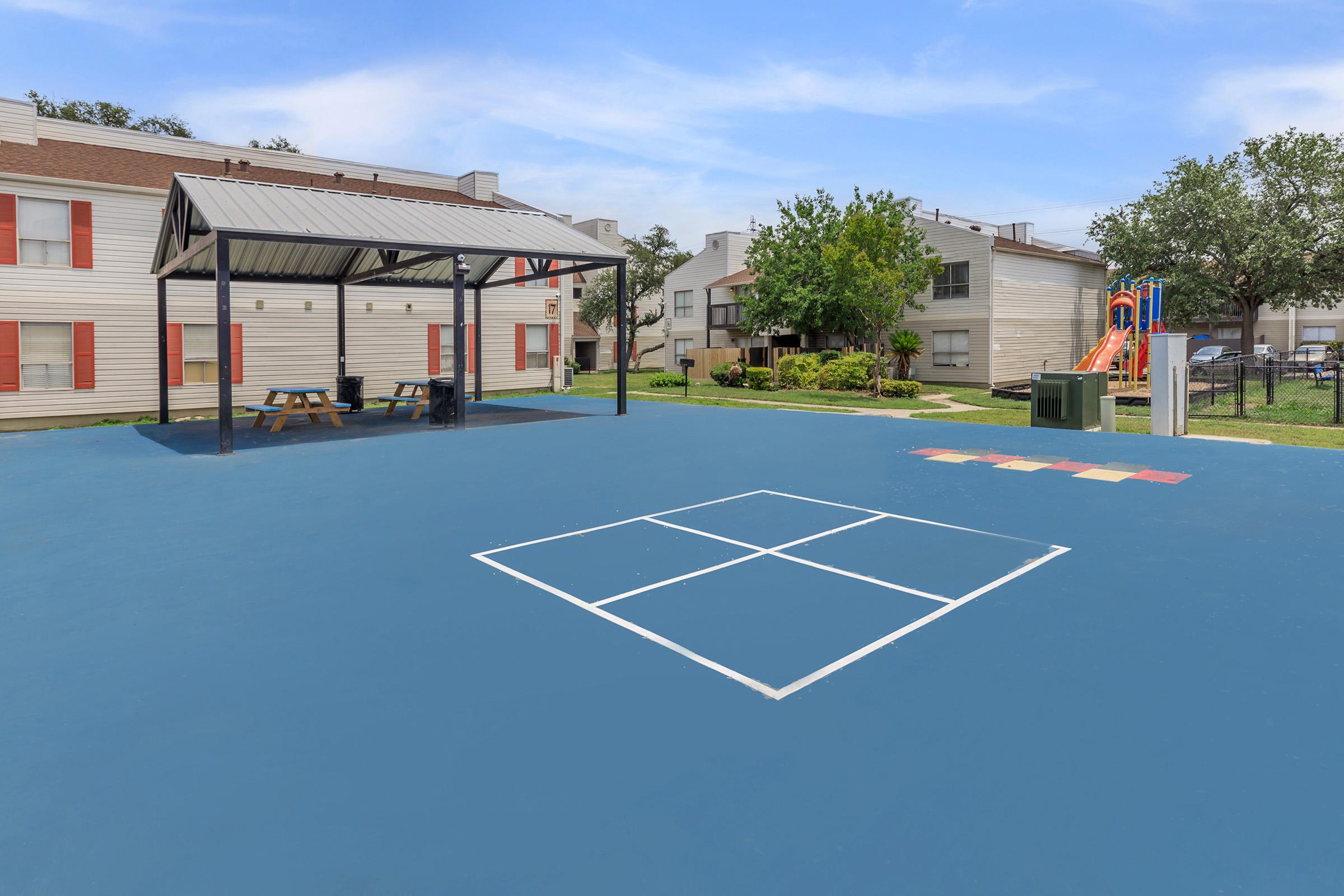 a basketball court