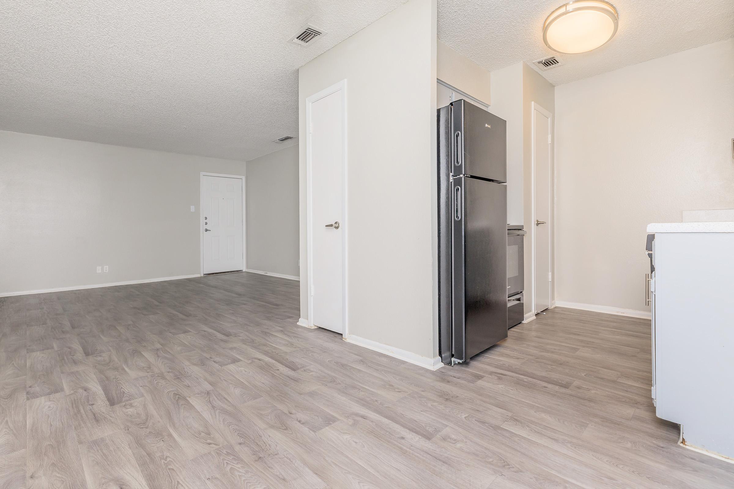 a room with a wooden floor