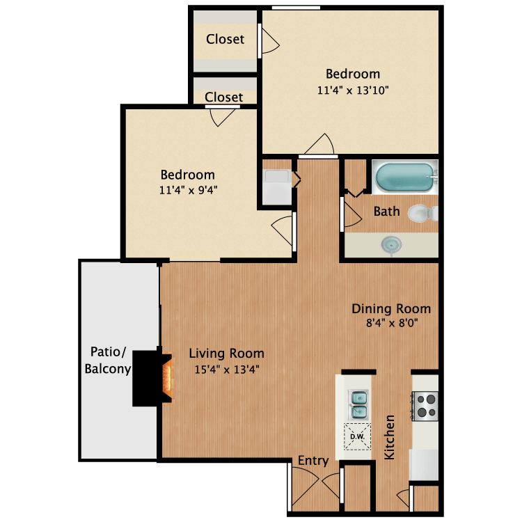 Floor plan image of Simona
