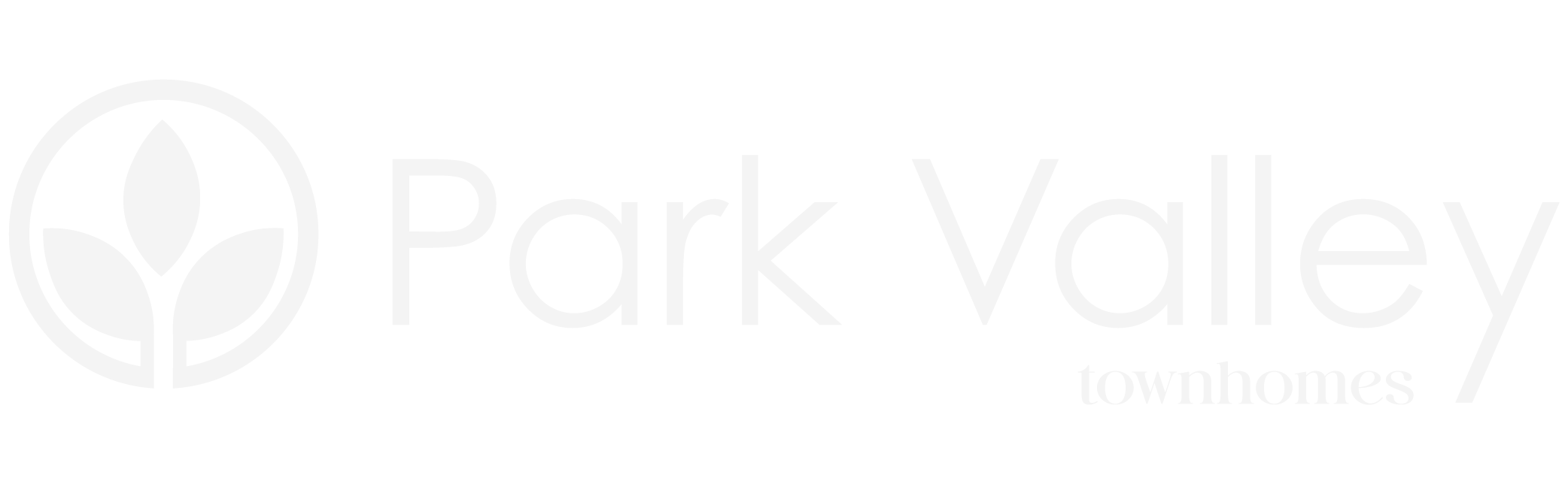 Park Valley Townhomes ebrochure logo