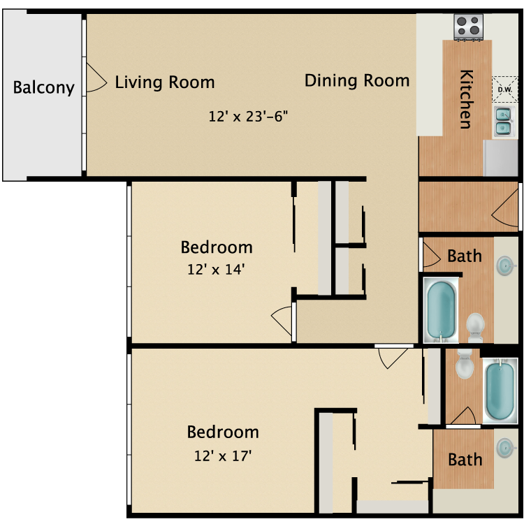 Floor plan image of The Lincoln
