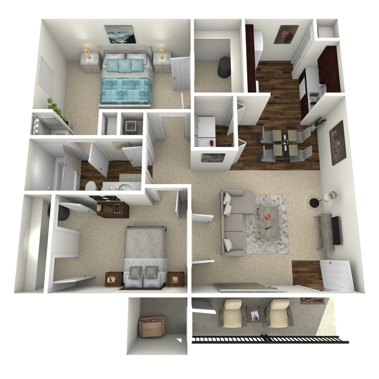 Floor plan image of B 2-1B