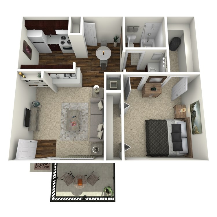 Floor plan image of A 1-1B