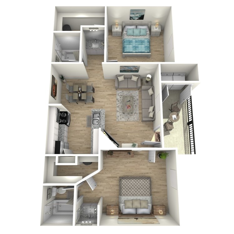 Floor plan image of A 2-2