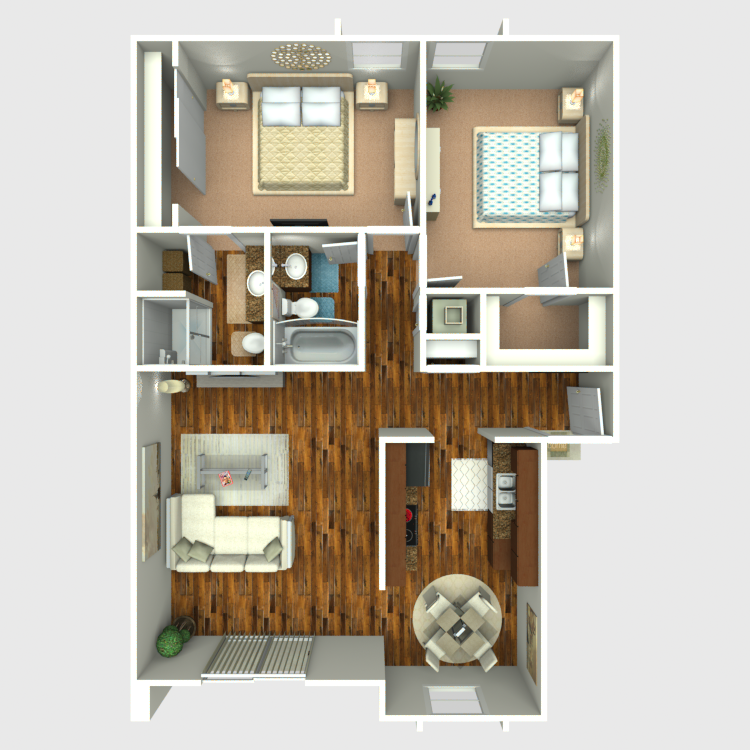 Floor plan image of Classic 2x2