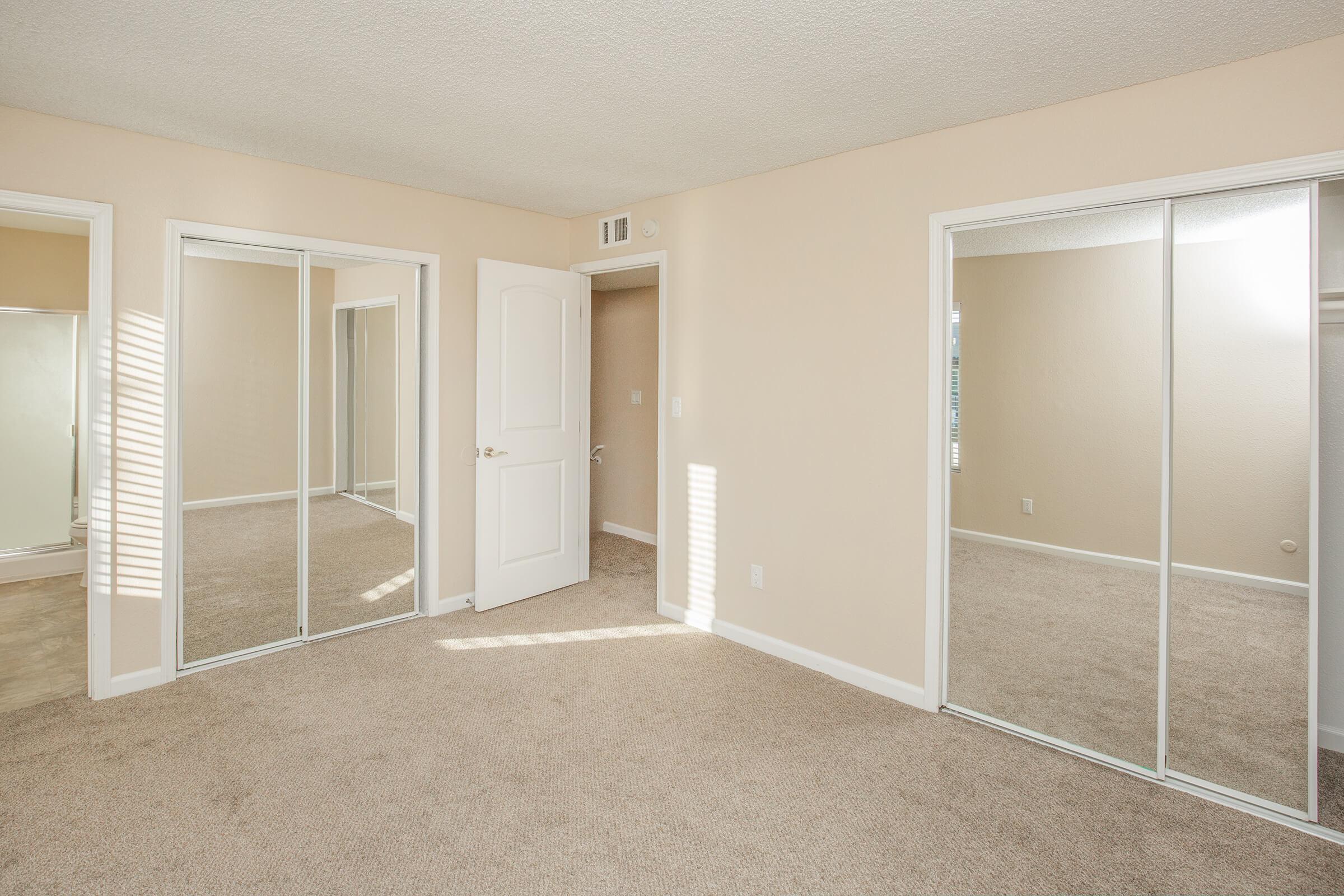 MIRRORED CLOSET DOORS