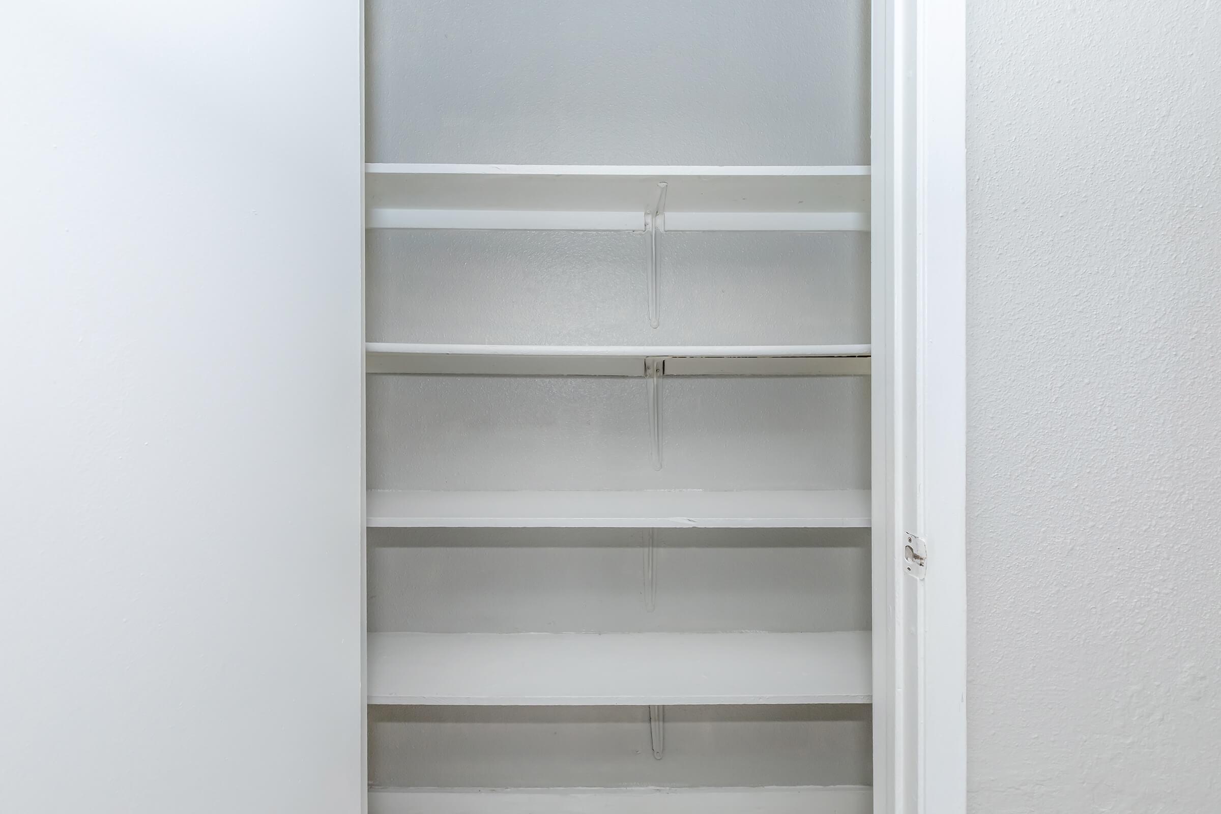 a refrigerator with the door open