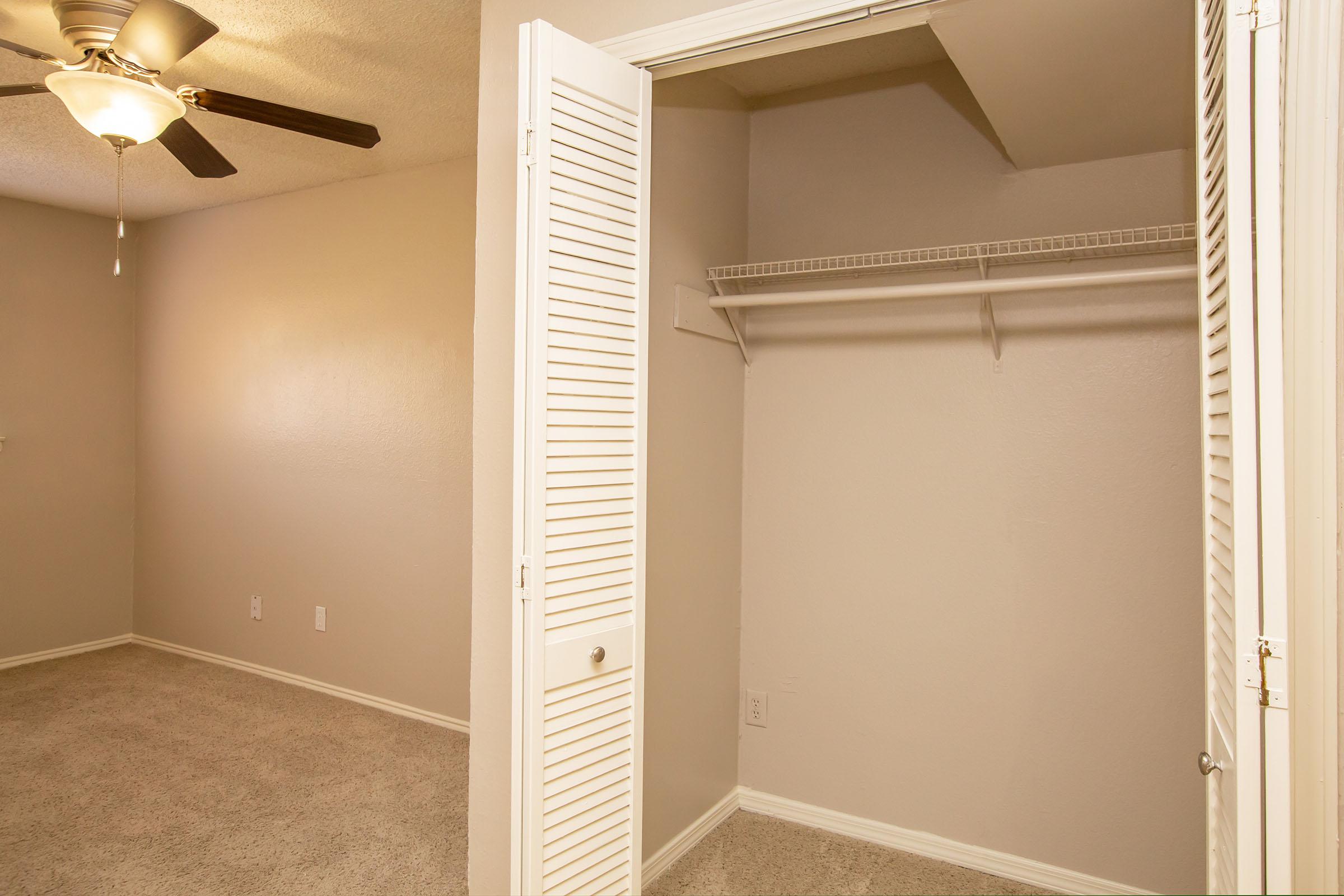 LARGE CLOSETS