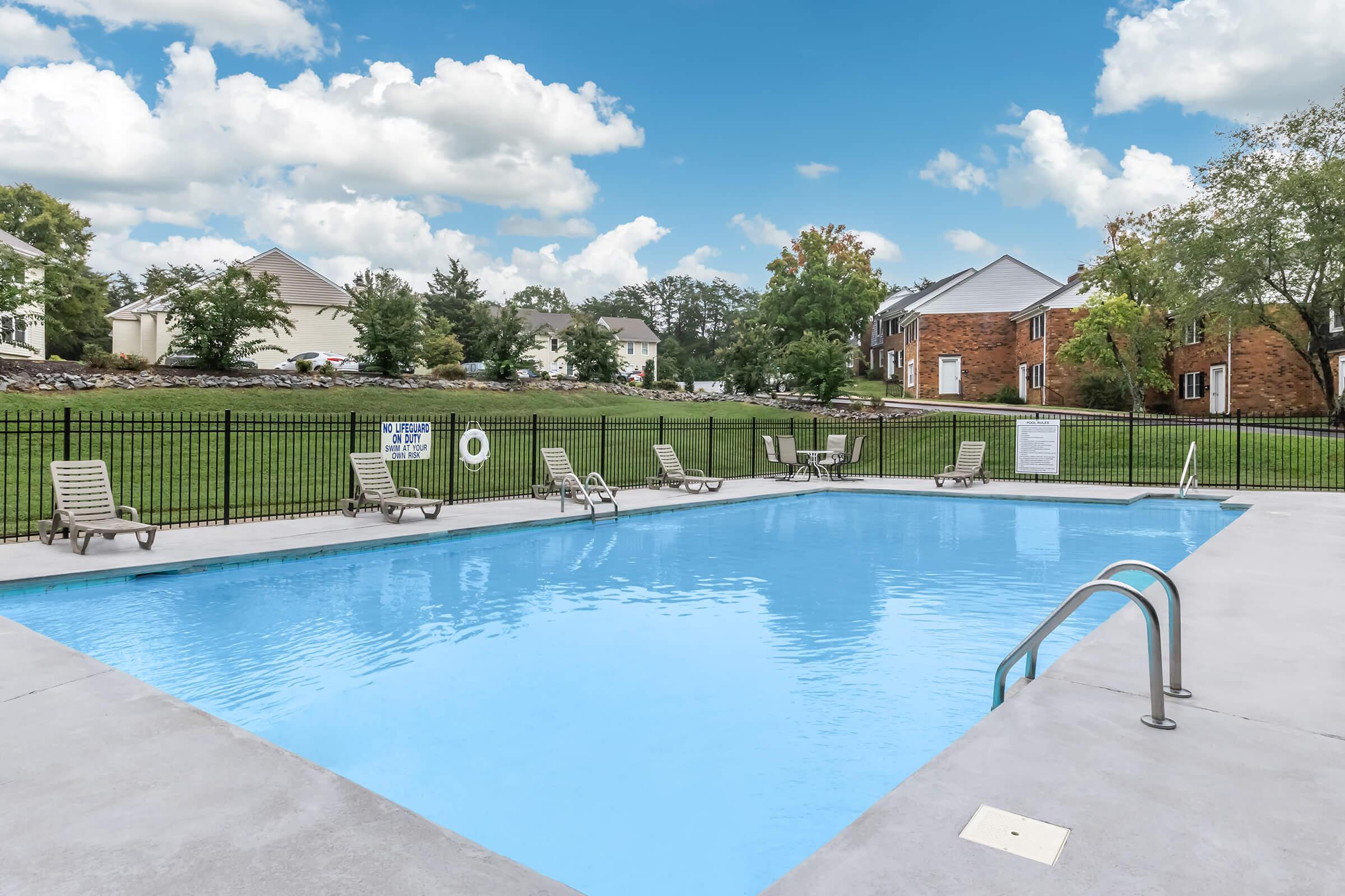 a large pool of water