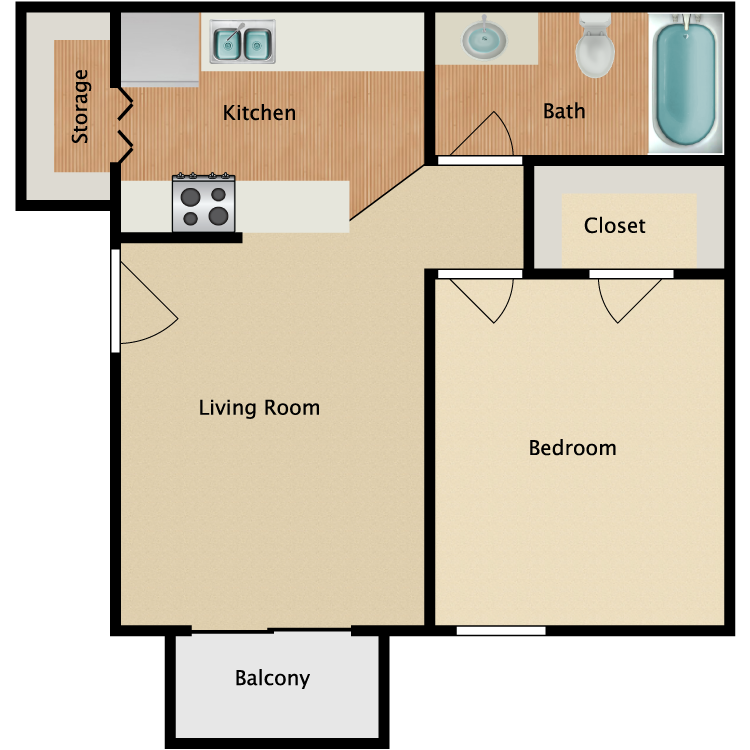 Floor plan image of Jackson