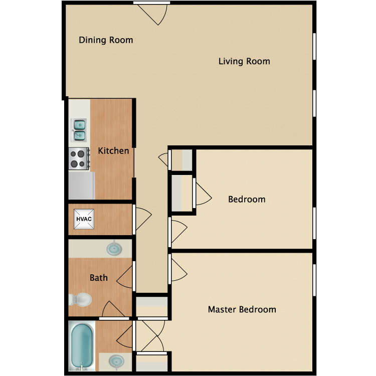 Floor plan image of Louisville