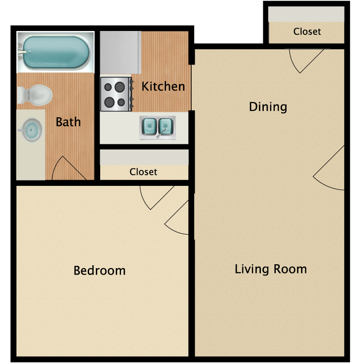 Floor plan image of Williamsburg