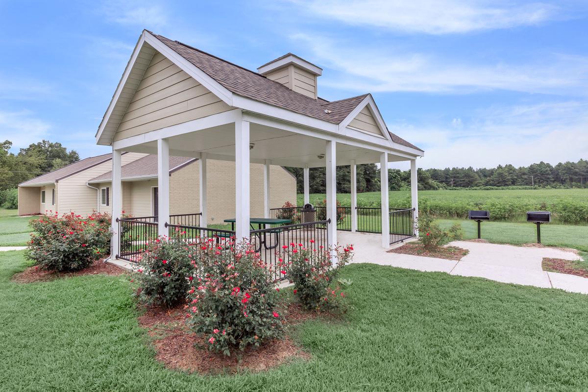 a large lawn in front of a house