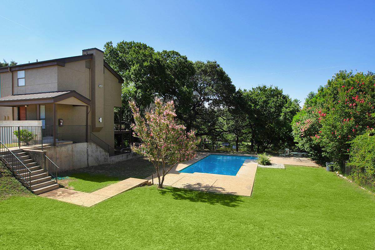 a large lawn in front of a house