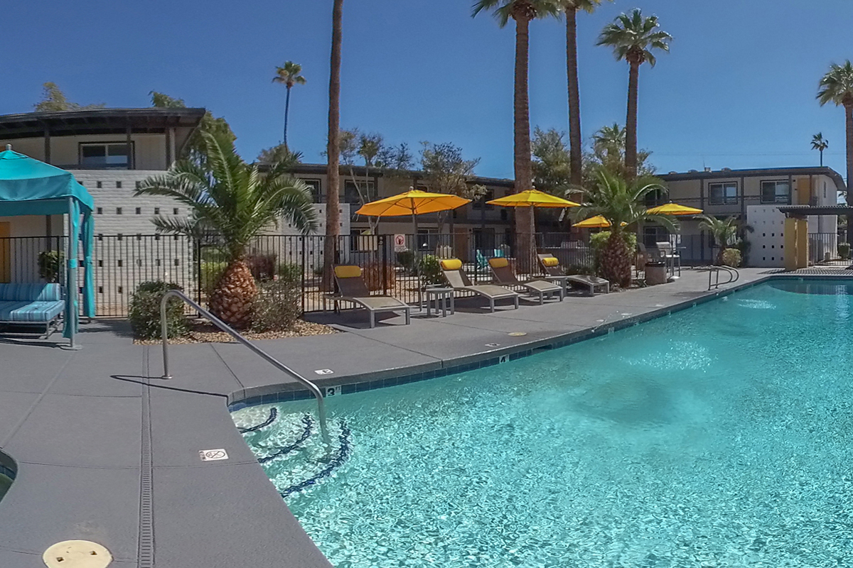 Pool and poolside area at The Wexler.